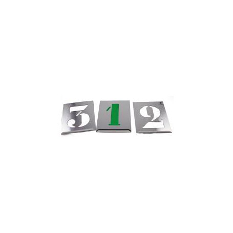 Juego 10 Numeros (0-9) Rotulación 80mm