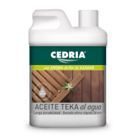 Aceite De Teka Al Agua Cedria